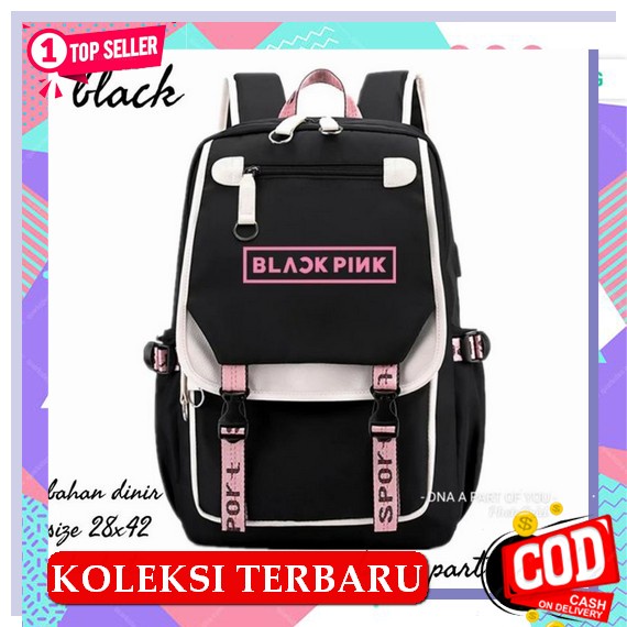 Tas Korea Import Gratis Pin Dan Gantungan Boneka/Tas Anak Cewek/Tas Import Model Baru/Tas Anak Sekol