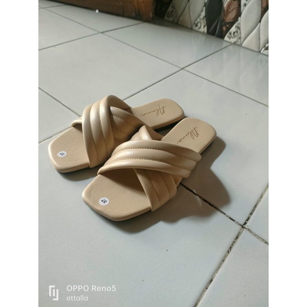 sandal santai wanita sendal teplek