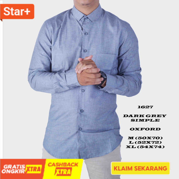 kemeja polos abu levis Terlaris Fashion