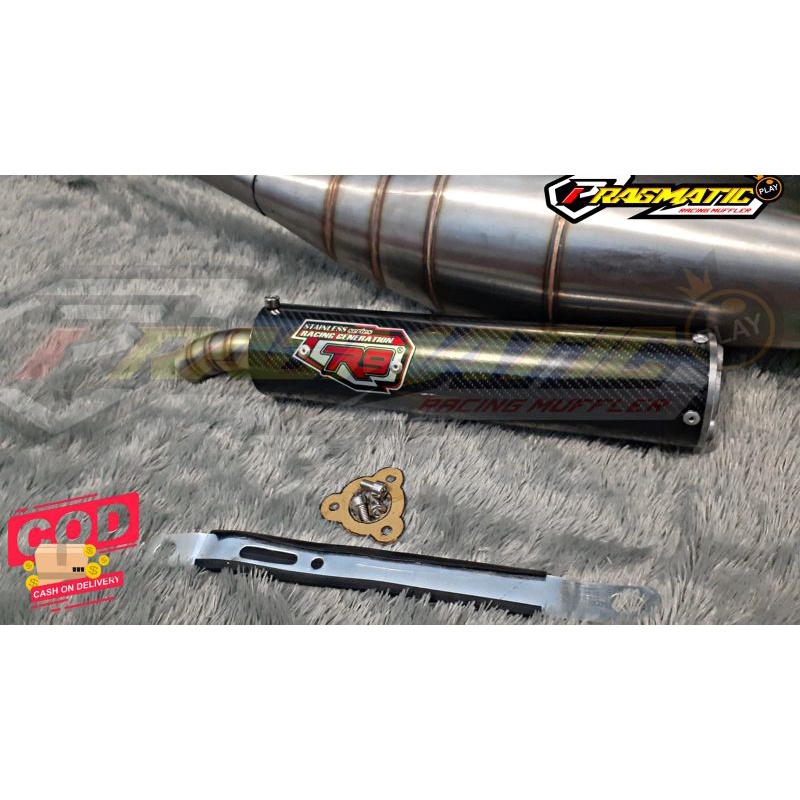 Knalpot Ninja R RR SS R9 Carbon Stainless