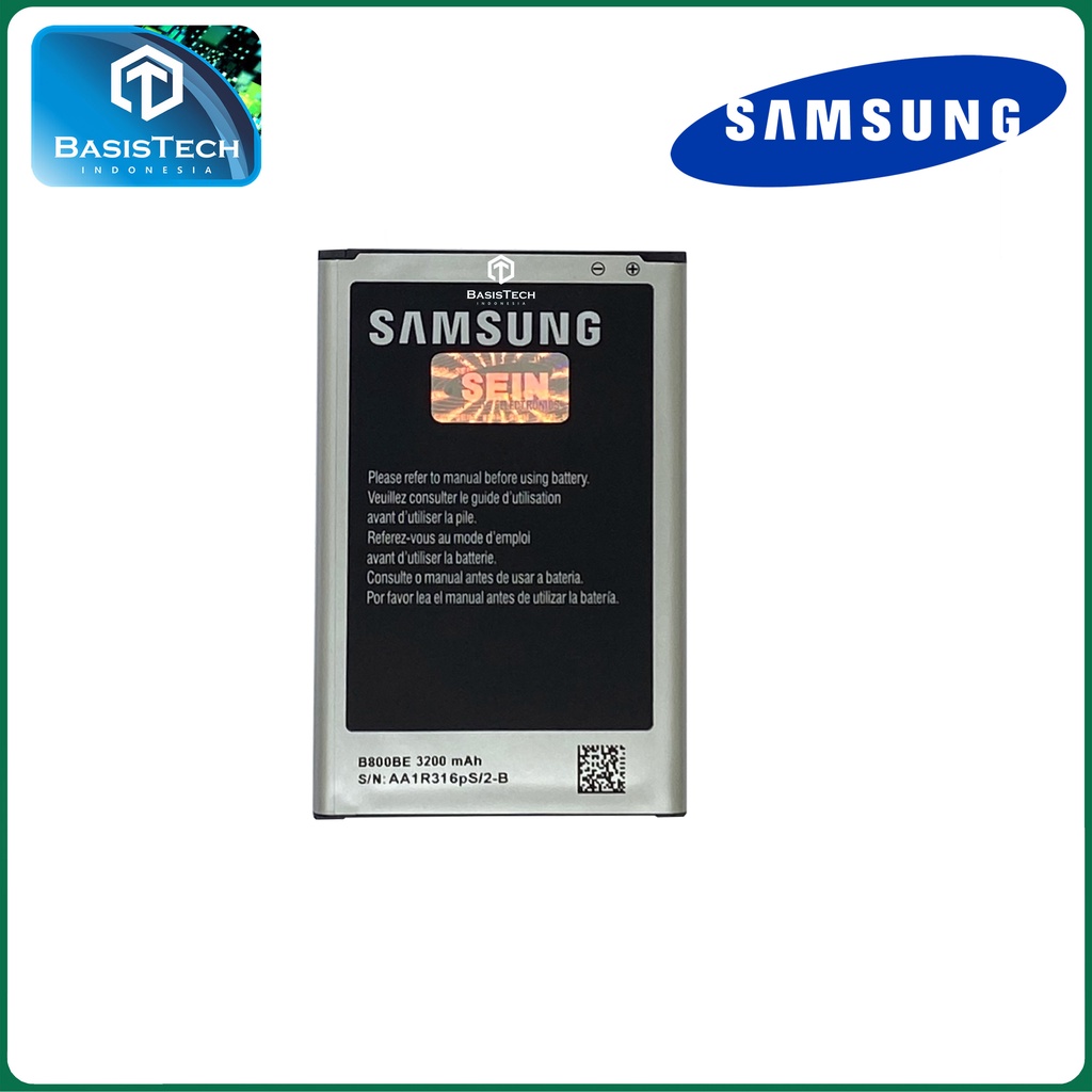 BATERAI SAMSUNG NOTE 3 N9000 N9002 N9005 N9006 - B800BE - ORI