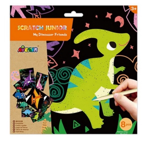 

Avenir Scratch Mainan Kreatif Edukasi My Sea atau Dinosaur Friends - My Dinosaur Berkualitas
