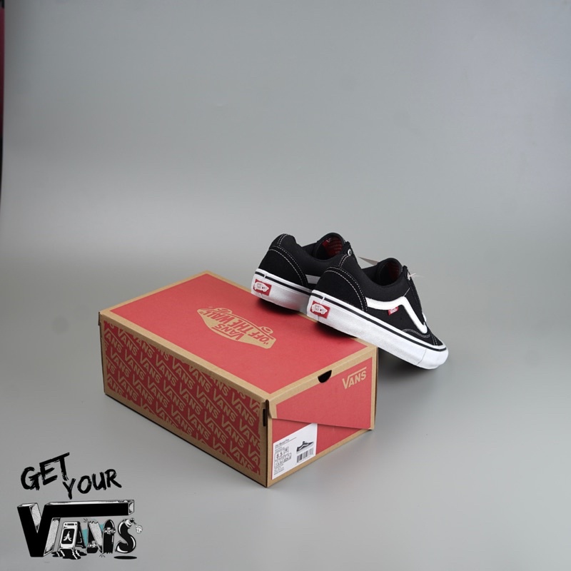 Vans Old Skool Pro Black White Original 100% Bnib