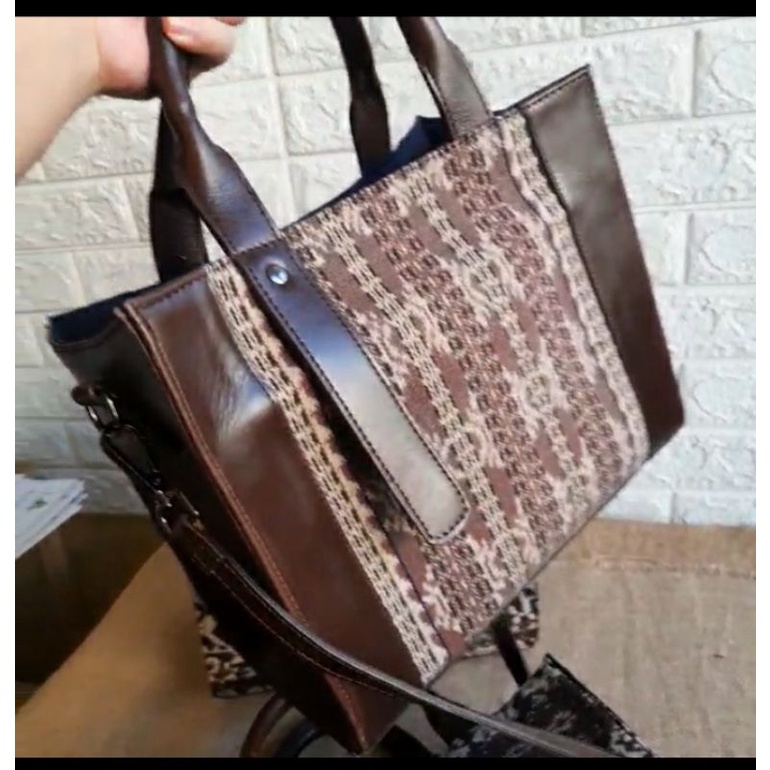 MARGIN TAS TENUN ASLI NTT, TAS ETNIK NTT, HAND BAG ETNIK, HAND BAG TENUN, TAS HANDMADE KULIT ASLI