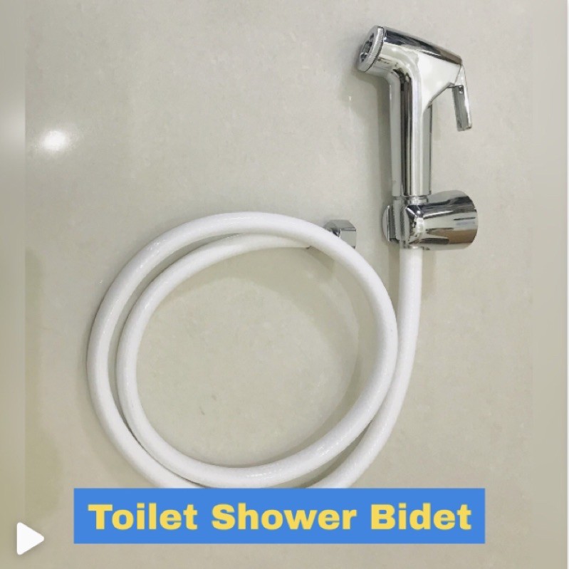 Toilet Shower Jet Bidet Kloset / Shower Cebok Kamar Mandi Set Closet Chrome