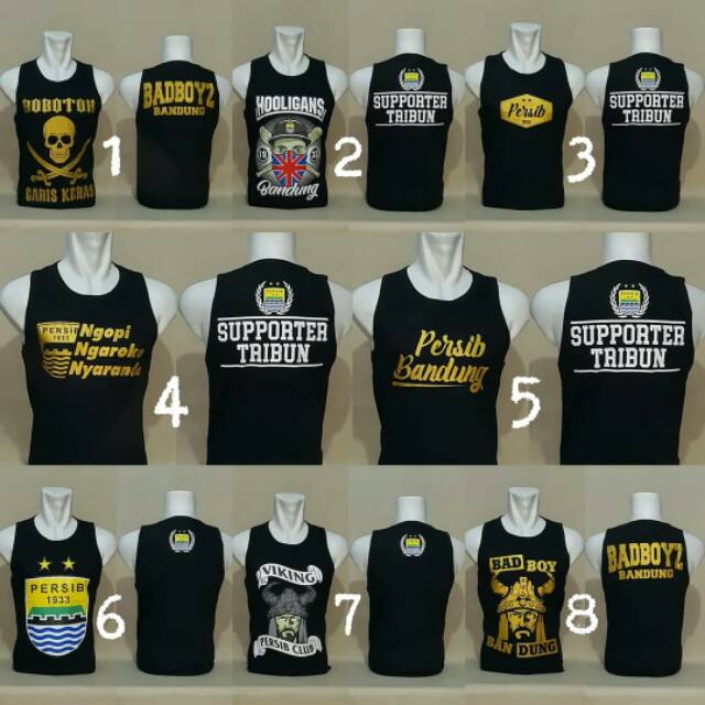 Kaos lekmong persib hitam