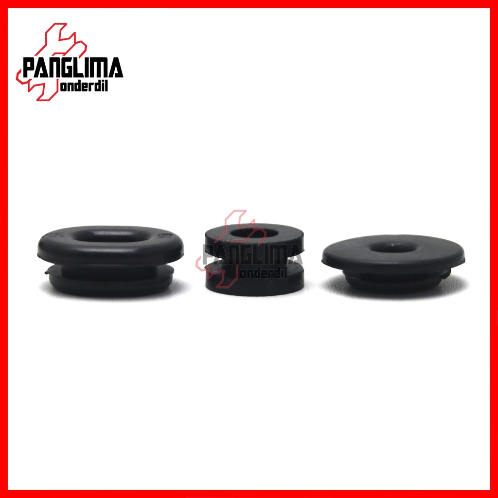 Karet Dop Accu Tiger Lama-New Set Body Tutup Aki-Grommet 1 Set-3 Pcs