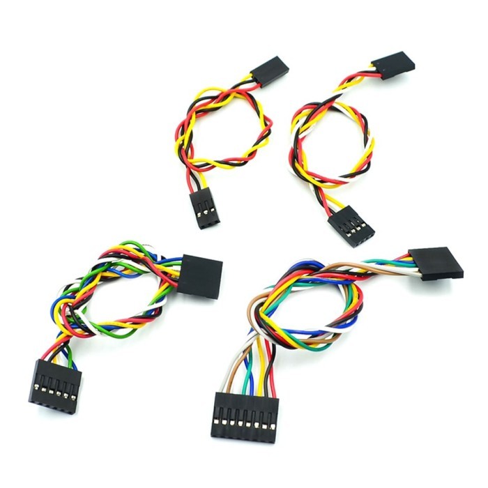 Kabel Jumper Dupont 4 Pin Female to Female Cable Jumper FF 20cm