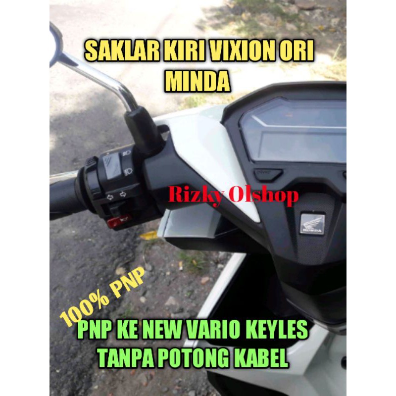Saklar kiri Vixion ORI PNP new Vario lengkap modul dan soket saklar New VARIO PNP tanpa potong kabel