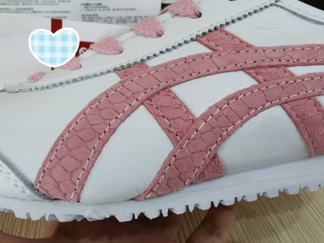 [bisa COD/bayar di tempat]Sepatu Jepang White Pink Special Leather BNIB