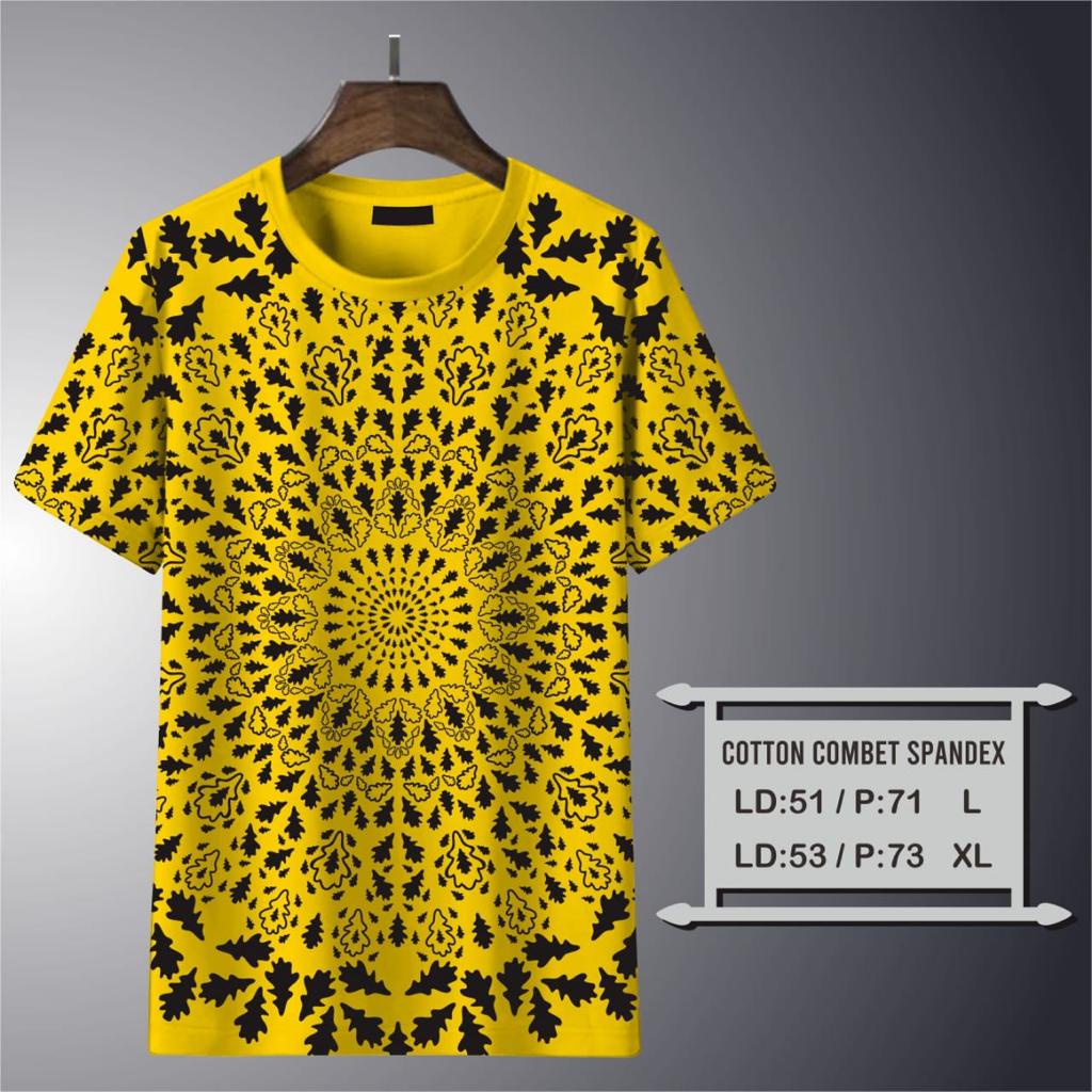 Kaospolos - T shirt Premium kaos distro motip batik | kaos kerah bulat pria dan wanita