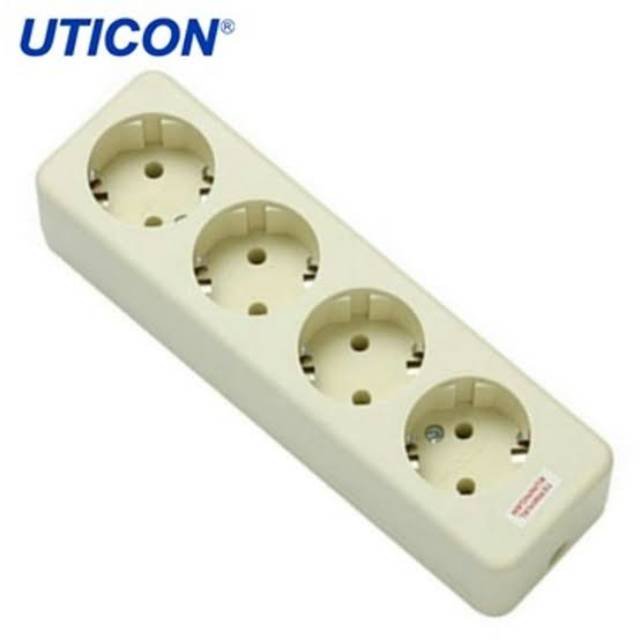 Stop Kontak Arde Uticon 4 Lubang