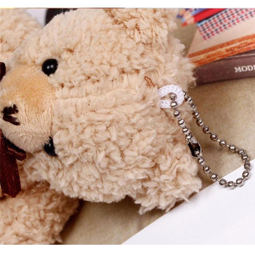 Timekey Boneka Stuffed Plush Beruang Teddy Mini 14CM Untuk Hadiah Natalpernikahan A5T1