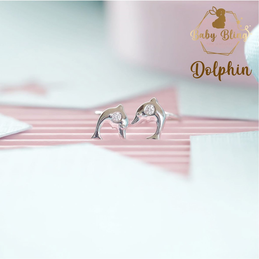 Anting Bayi &amp; Dewasa Baby Bling - Model Dolphin