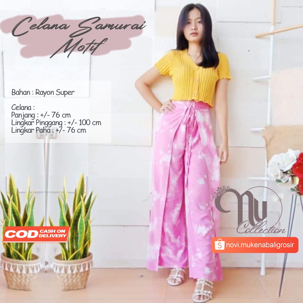 CELANA SAMURAI MOTIF BALI