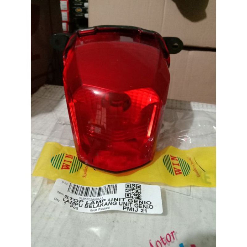 LAMPU STOP LAMPU BELAKANG HONDA GENIO MERK WIN/TENSI