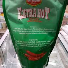 Delmonte Saus Chili Extra Hot Pouch 1kg