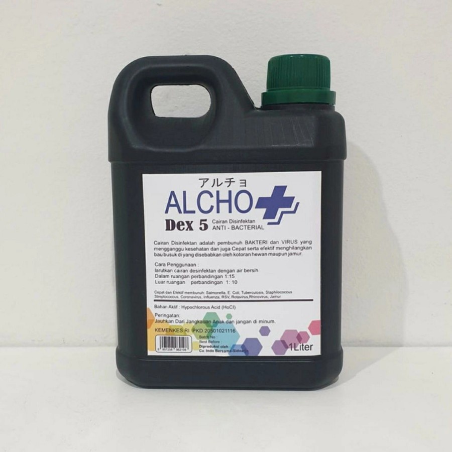 Cairan Desinfektan / Disinfektan / Sanitizer Konsentrat Standard WHO