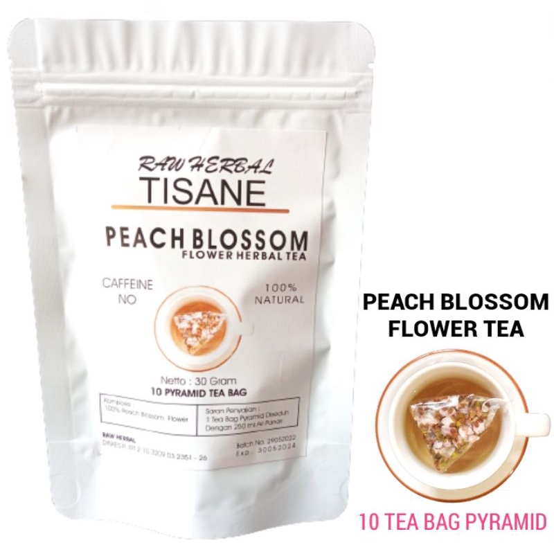 Peach Blossom Flower Tea / Pyramid Tea Bag (3gr x 10 Pyramid Tea Bag)