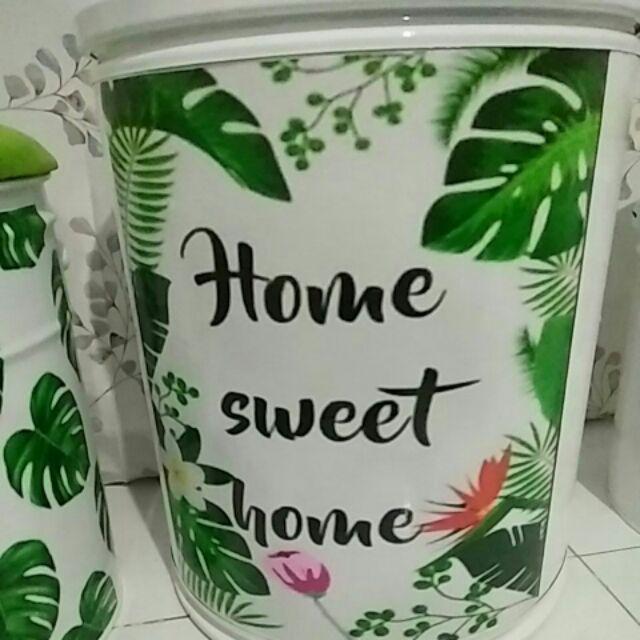 Kursi Tong Motif Monstera