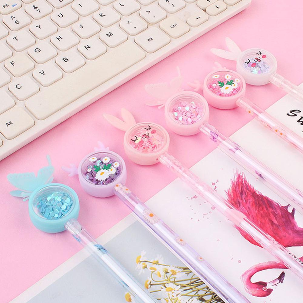 Timekey 1pc Pulpen Gel Tinta Warna Hitam Ukuran 6x9 Gaya Korea Untuk Sekolahhadiah