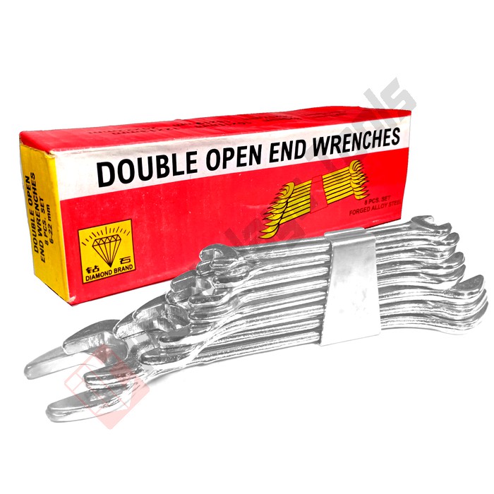 DIAMOND 8 PCS Kunci Pas Set 8 Pcs ( 6-22 ) mm - Open End Wrench
