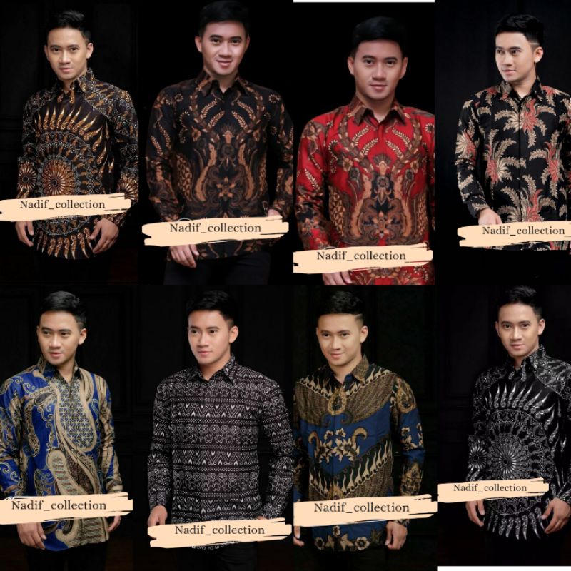 KEMEJA BATIK PRIA LENGAN PANJANG BIG SIZE JUMBO M.L.XL.XXL.3XL.4XL.5XL.6XL.7XL.8XL.9XL.10XL