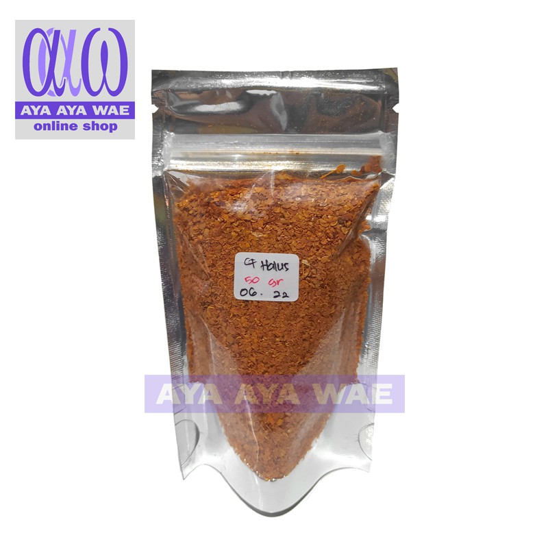 

Cabe / Chili Flake Halus Pedas 50 gr