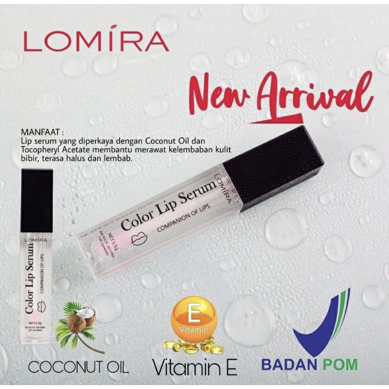 COLOR LIP SERUM LOMIRA / LIP SERUM LOMIRA / BPOM