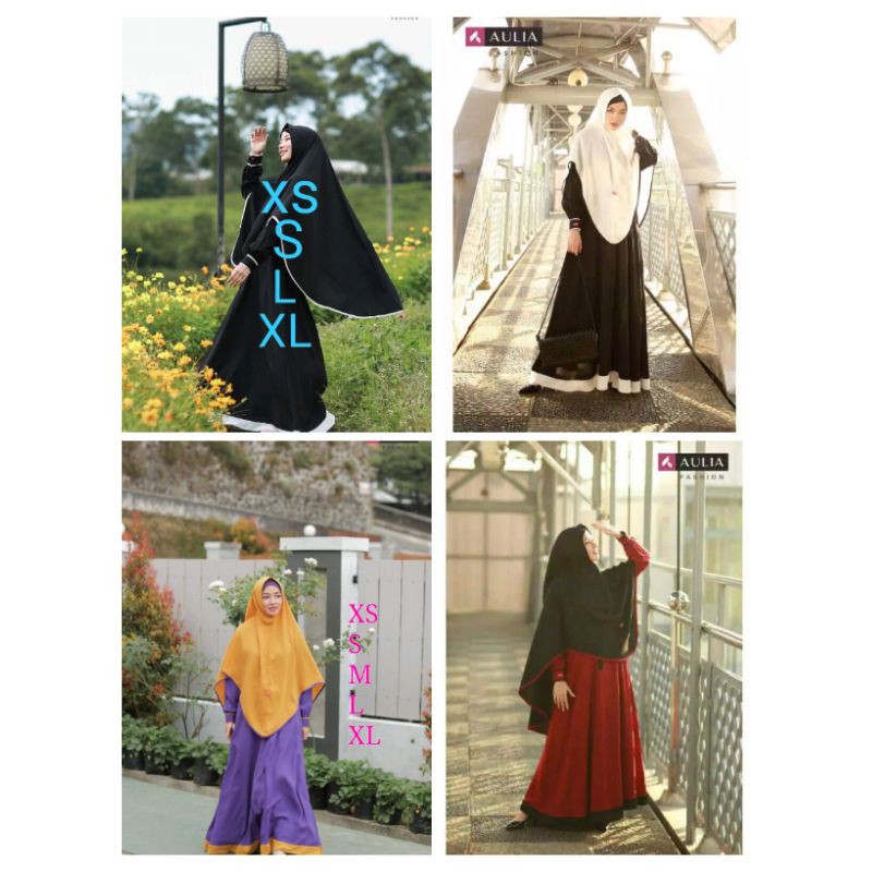 GAMIS AULIA FASHION AZEEZA /DRESS WANITA FASHION MUSLIM/SYARI/GAMIS AULIA TERBARU 2020