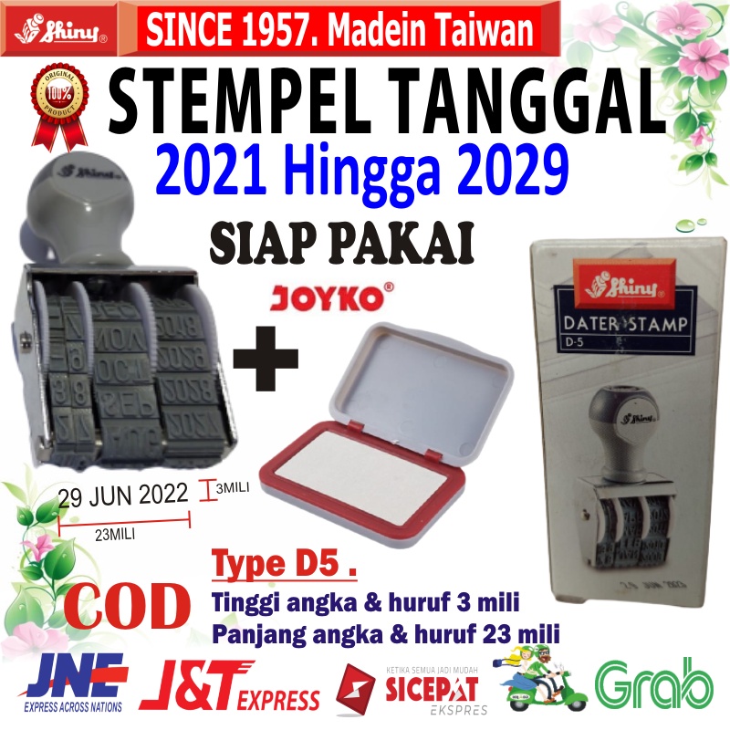 

SETEMPEL STEMPEL CAP TANGGAL BULAN TAHUN BON FAKTUR TINTA PLASTIK KEMASAN KANTOR TOKO SHINY RETURE EXPIRED DATE DAGANG SERBAGUNA