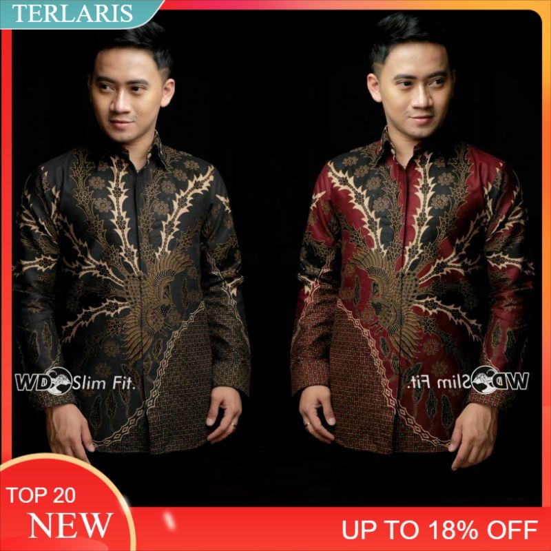 [RAJA BUSANA] NEW ARRIVAL DISTRO BATIK PRIA BORDIR SOGAN HRB026 BATIKAF NOTOARTO BATIK IPNU-IPPNU HEM PRIA