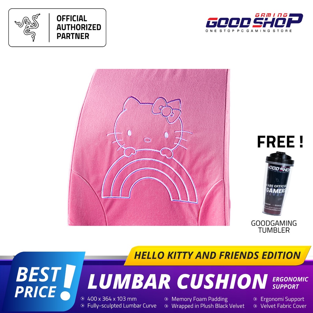 Razer Lumbar Cushion - Hello Kitty and Friends Edition