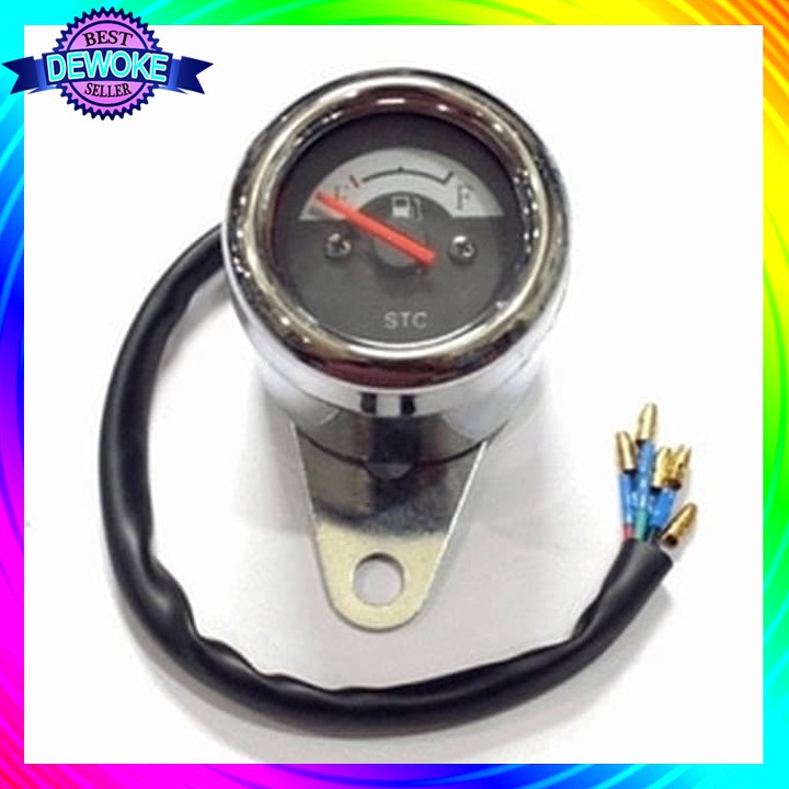 INDIKATOR PETUNJUK BENSIN UNTUK SEMUA MOTOR AMPER JARUM WITH LAMPU LED VARIASI AKSESORIS MODIFIKASI