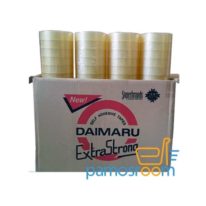 

Isolasi / Solatip Daimaru 24Mm X 72 Yard. 1 Inch X 72 Yard Murahhhh Termurah