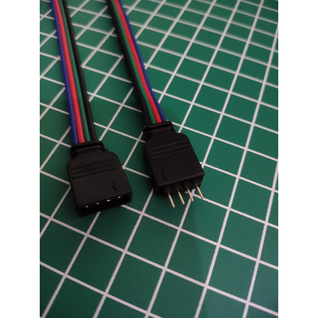 [DEV-9018] KABEL JEPIT SAMBUNG RGB SOKET SISIR 4 PIN