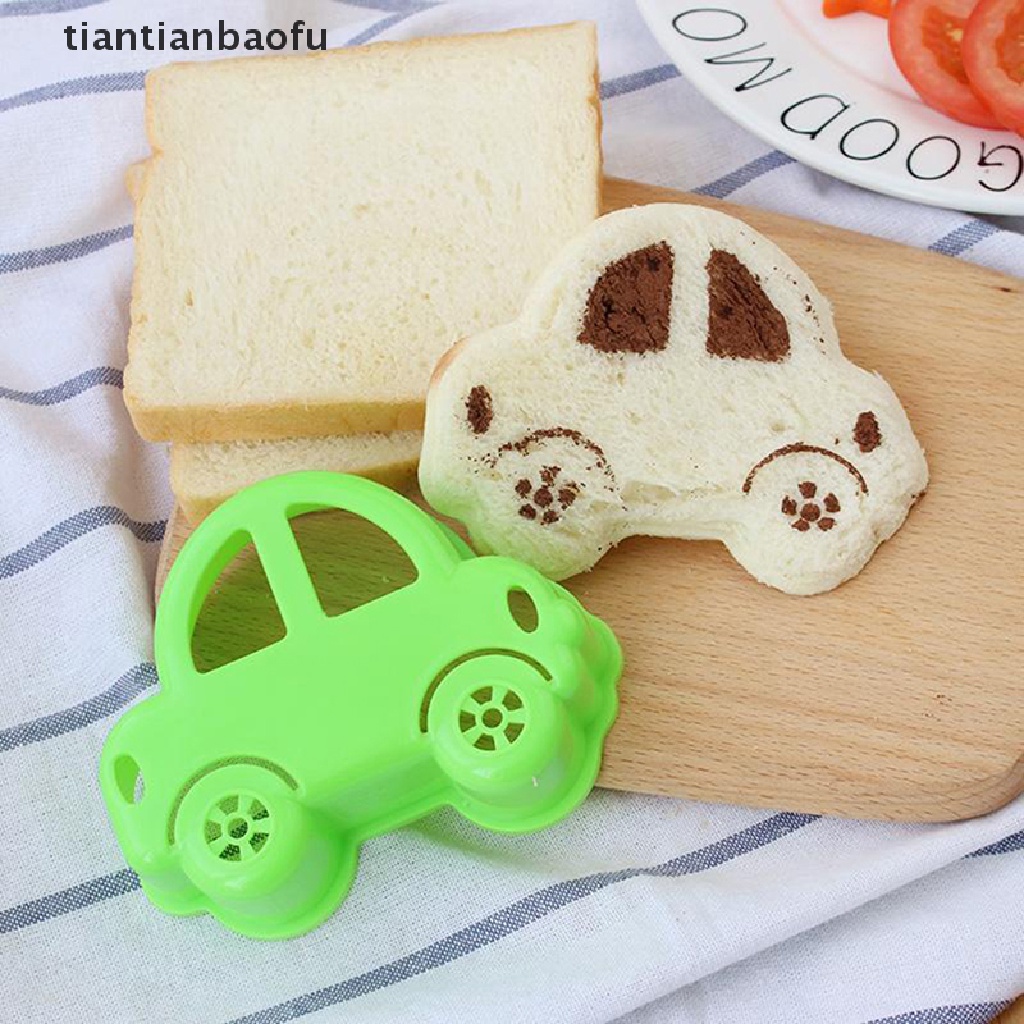 Alat Cetakan Pemotong Roti Panggang Sandwich Bentuk Mobil Untuk Butik