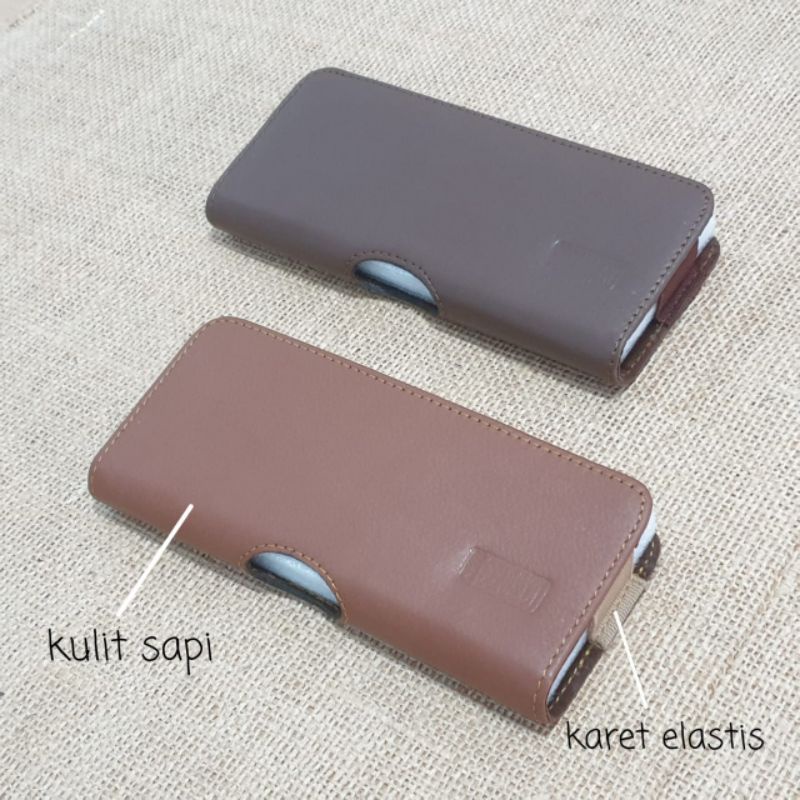 Sarung hp samsung galaxy fold dan z fold 2 z fold 3 kulit asli coklat tua coklat muda