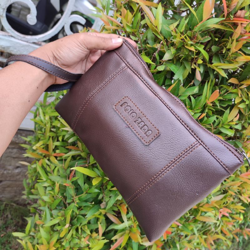 HandBag Pria Original Polozada | Pouch Pria Premium Kulit Sintetis | Cluth Pria Fashion High Class