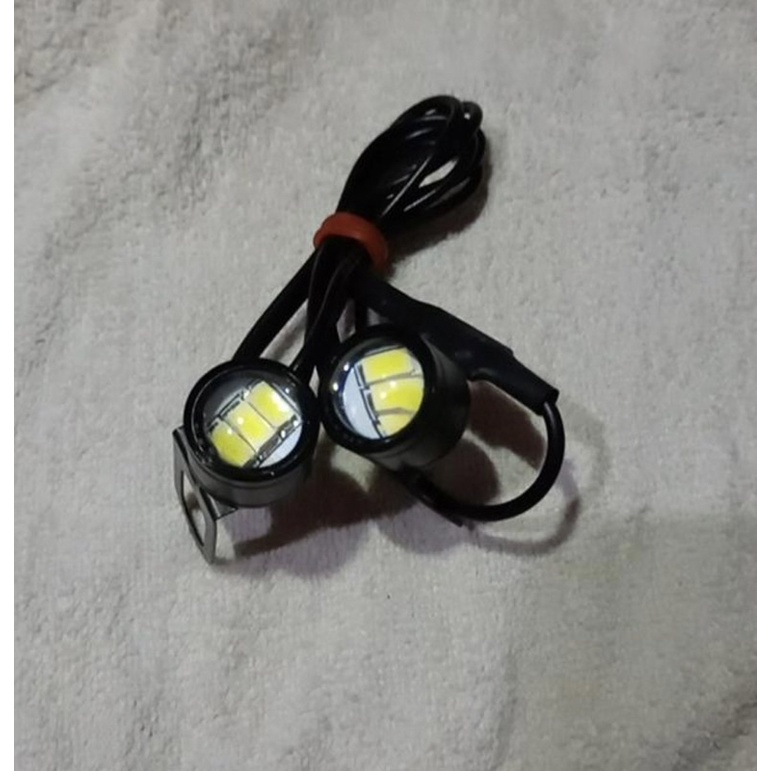 Lampu led mataelang lampu breket led 3led mata elang lampu variasi flash sepasang/2pcs