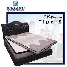 PROMO Matras Springbed Set Bigland Platinum S ukuran 160x200