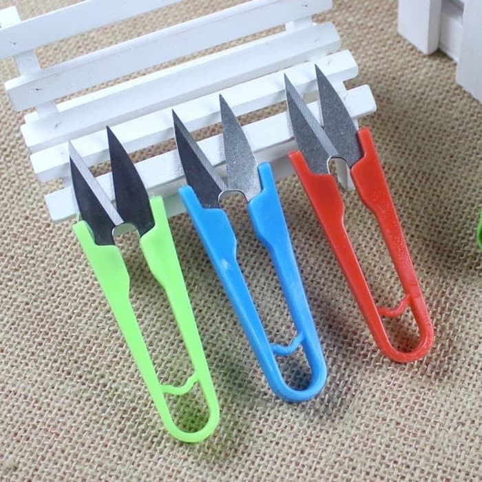 

Gunting Benang Cekris Pemotong Kain Bordir Jahit Tailor Textile Scissor Super Tajam Murah