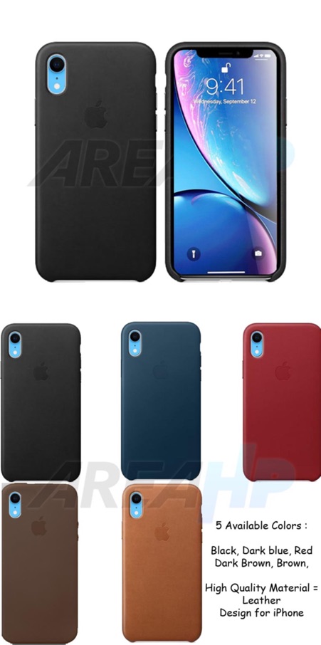 Leather Case Casing Cover iPhone XR