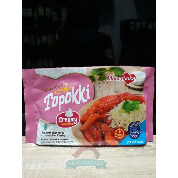 

Korean Rice Cake Topokki Creamy 134gr/Kue Beras Khas Korea Saus & Topping Creamy/Korean Rice Cake Creamy/Topokki Creamy
