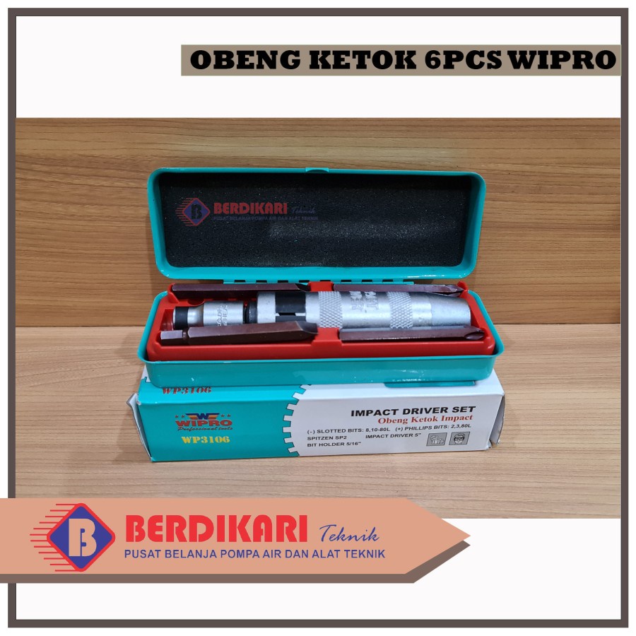 OBENG KETOK (IMPACT DRIVER) SET WIPRO WP 3106