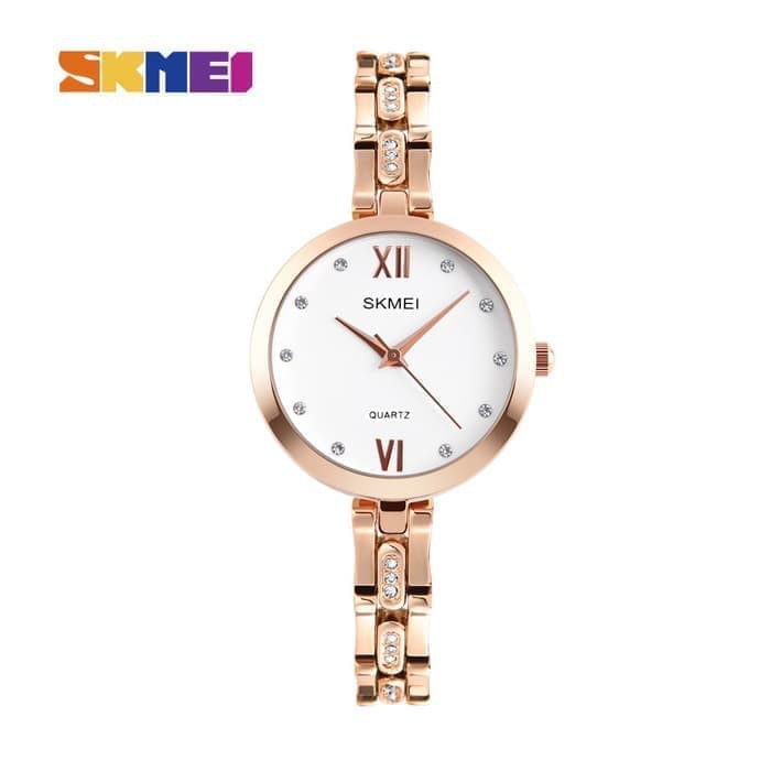 Jam Tangan Skmei Elegan Wanita stainless Anti Air