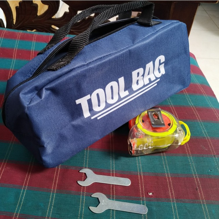 Tool Bag Tas Tukang Toolbag Kecil Tempat Perkakas Bengkel Kit Organizer Set