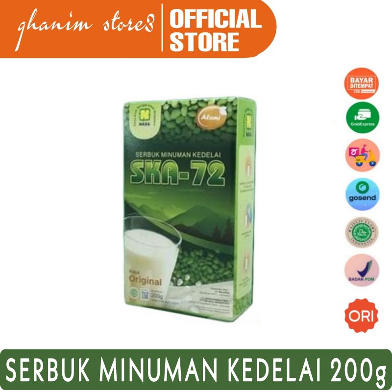 

Serbuk Minuman Kedelai 200g SKA 72 Original / Susu Kedelai 100% Kedelai Asli / Susu Penggemuk Badan Original / Susu Kedelai Asli / Bubuk Kedelai / Susu Gemuk Badan / Susu Herbal Kedelai