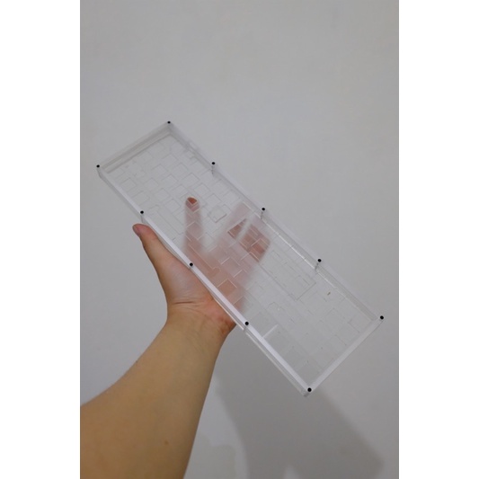Custome case akrilic / Acrylic Keyboard mechanical Royal kludge RK71 / Rexus daxa M71