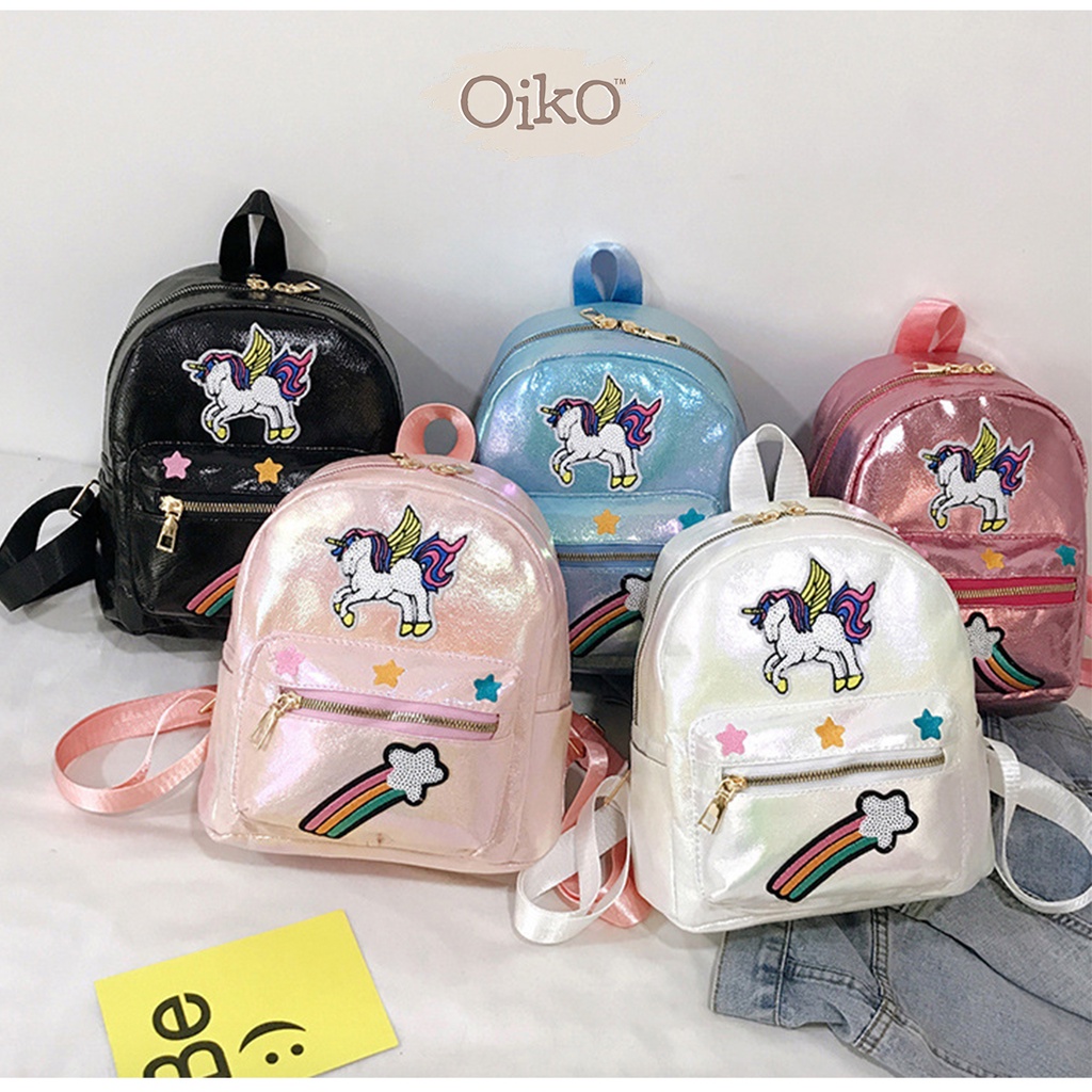 TAS ANAK CEWEK OIKO STAR UNICORN BACKPACK